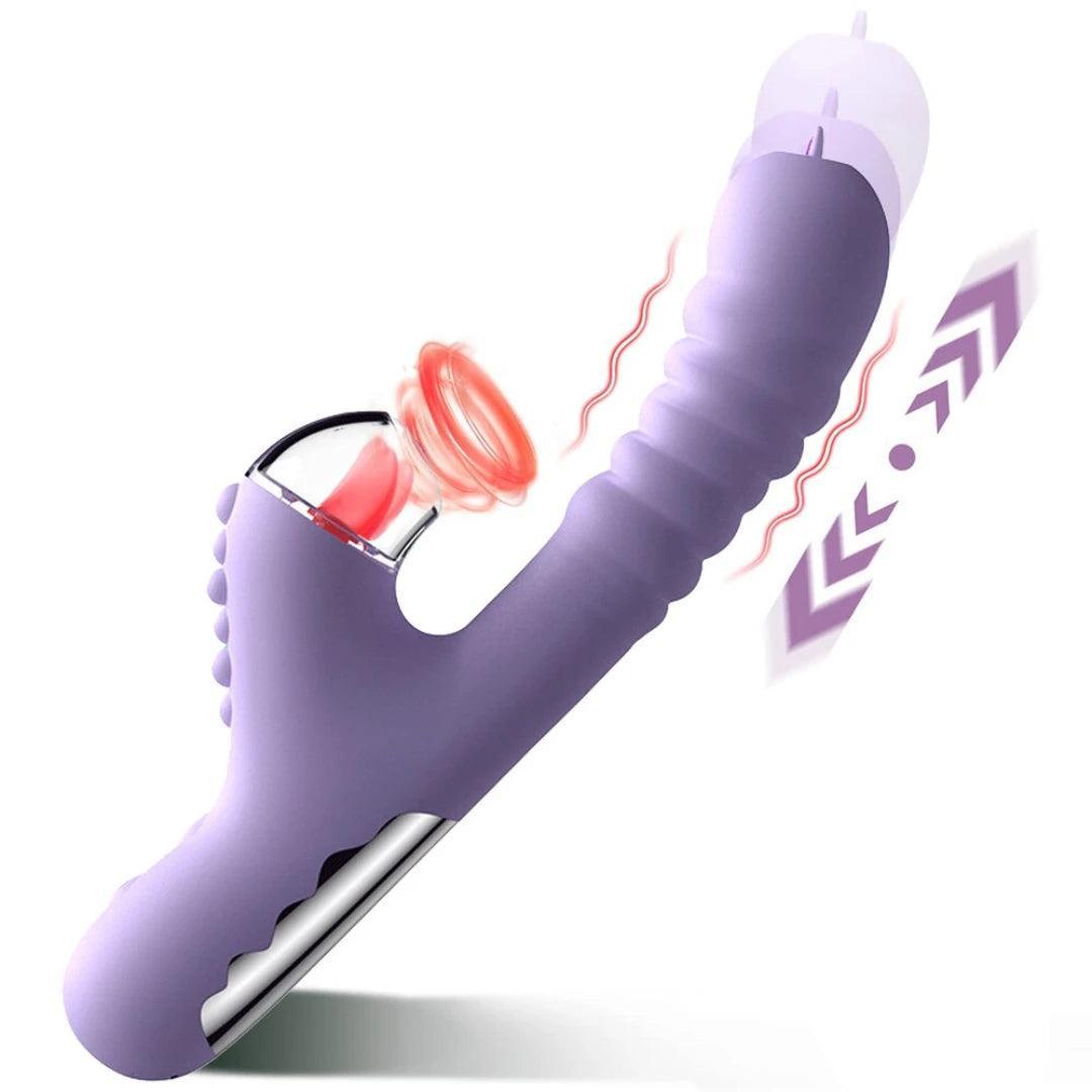 Suction and Licking Vibrator - LUSTLOVER