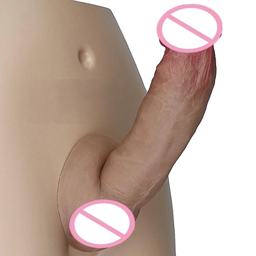 Super Realistic Skin Silicone Dildo - LUSTLOVER