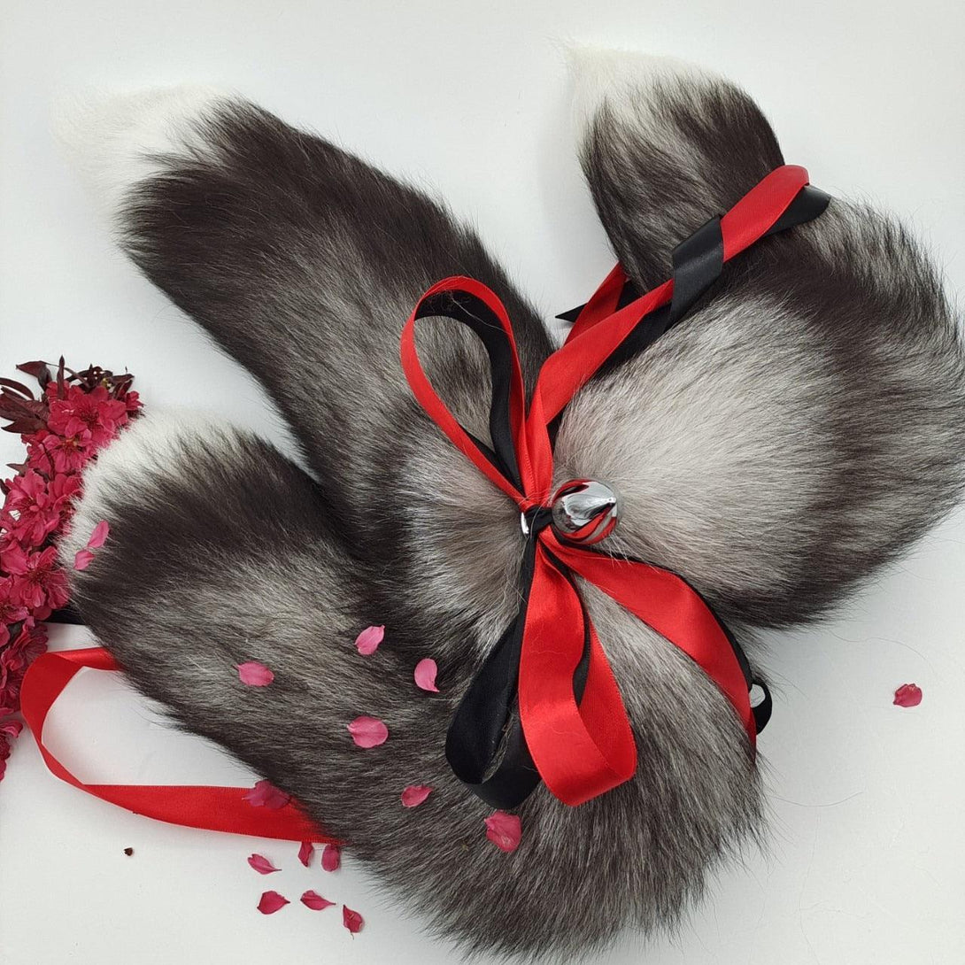 Three Tails In One Fox Tail Butt Plug - LUSTLOVER