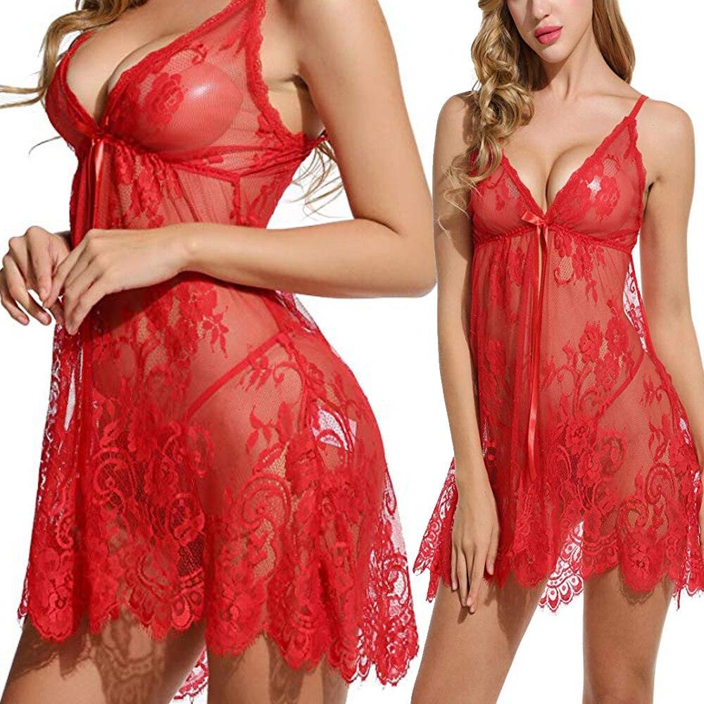 Transparent Thin Babydoll Dresses - LUSTLOVER