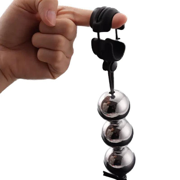 Wearable Penis Weight Metal Ball - LUSTLOVER