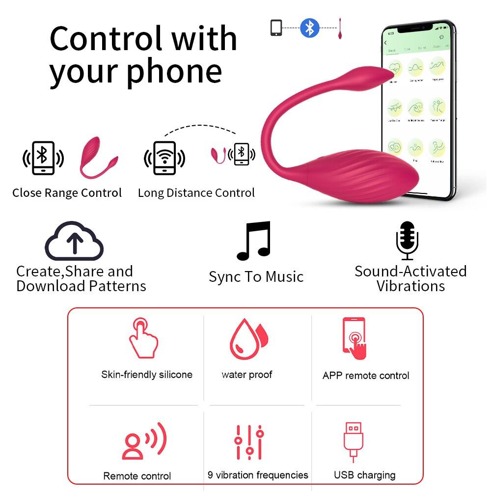 Wireless Bluetooth Remote Control Love Egg - LUSTLOVER