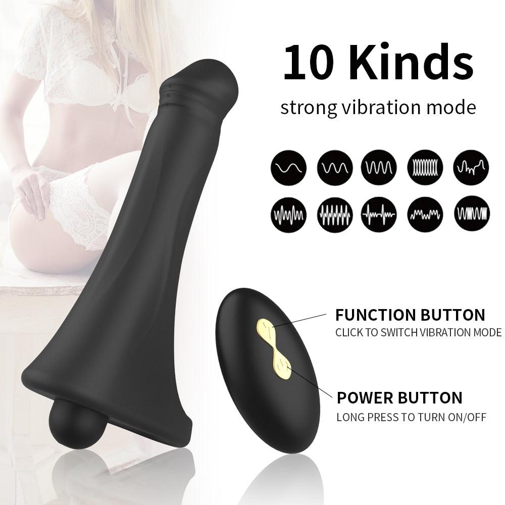 Wireless Double Penetration Remote Control Strap on - LUSTLOVER