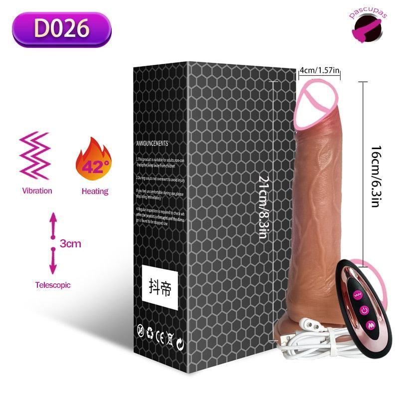 Wireless Thrusting Dildo Vibrator - LUSTLOVER