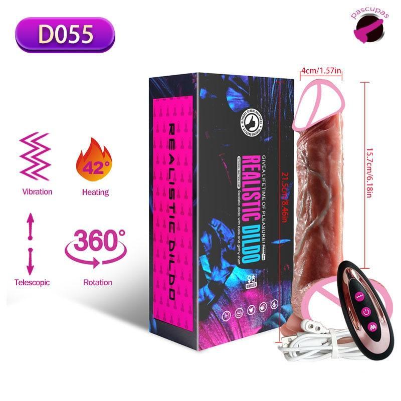 Wireless Thrusting Dildo Vibrator - LUSTLOVER