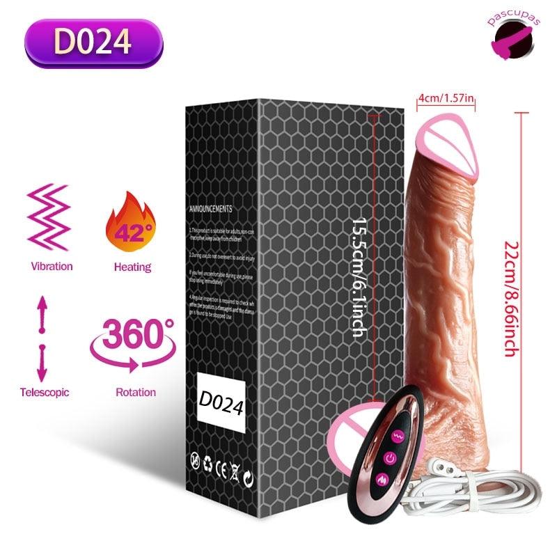 Wireless Thrusting Dildo Vibrator - LUSTLOVER