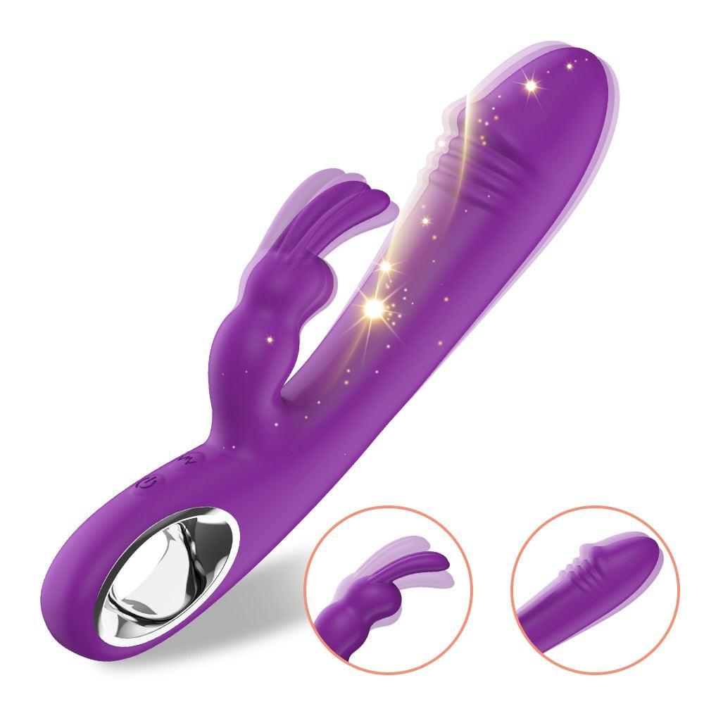 10 Frequency Rabbit Vibrator - LUSTLOVER