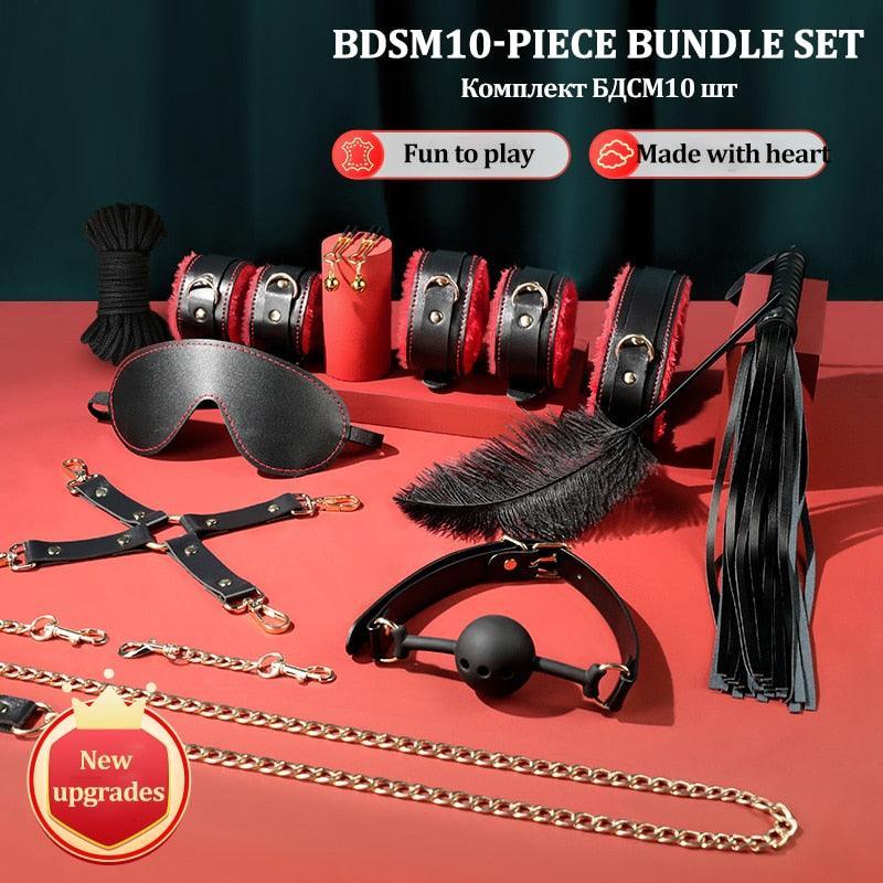 10 PCs Bondage Kit - LUSTLOVER