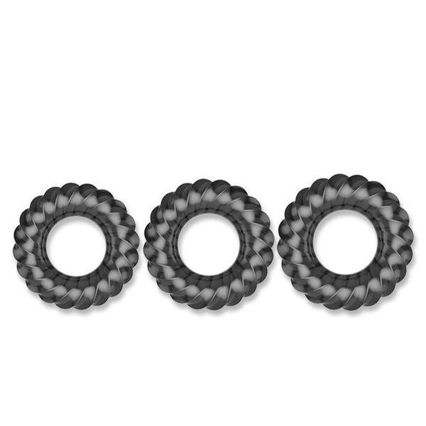 Durable Cock Ring Set - LUSTLOVER