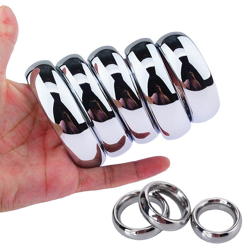 Extra Large Metal Cock Ring - LUSTLOVER