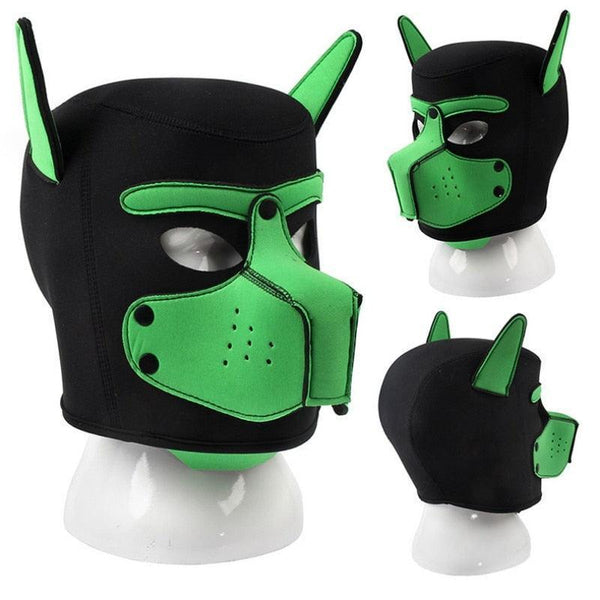 Full Face Fetish Puppy Mask Hood - LUSTLOVER