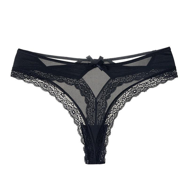 Ice Silk Mesh Lace Sexy Underwear - LUSTLOVER