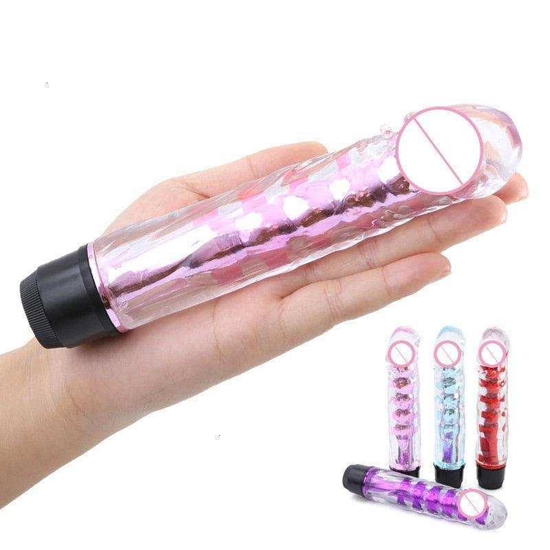 Jelly Dildo Vibrator - LUSTLOVER