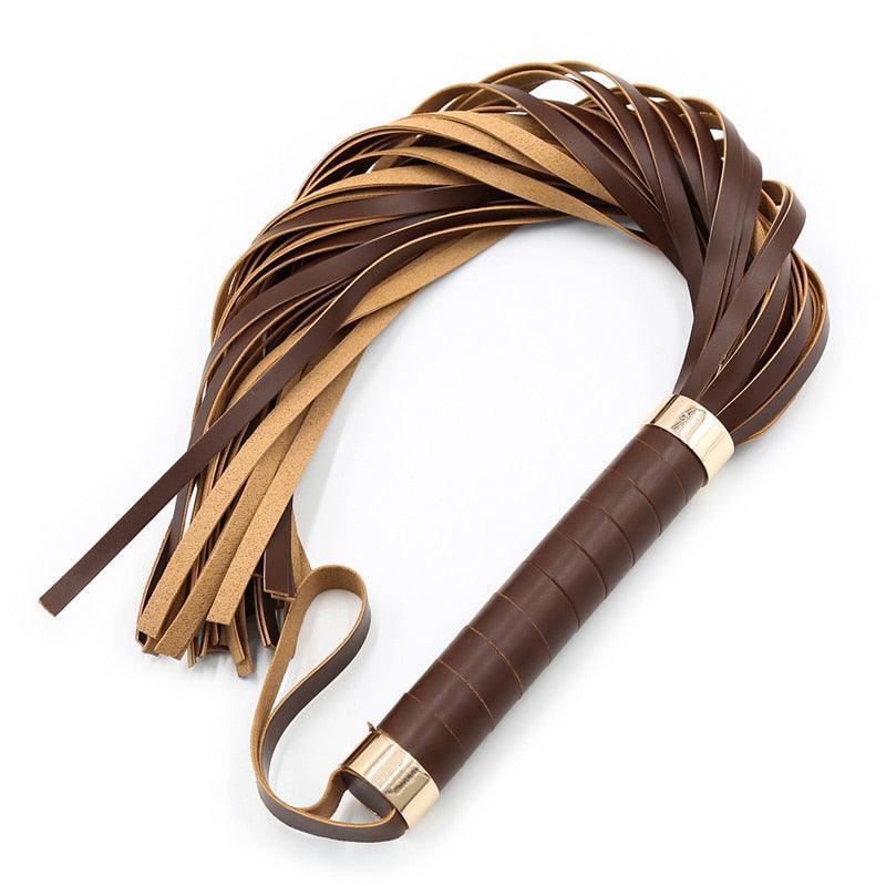 Leather Whip Flogger - LUSTLOVER