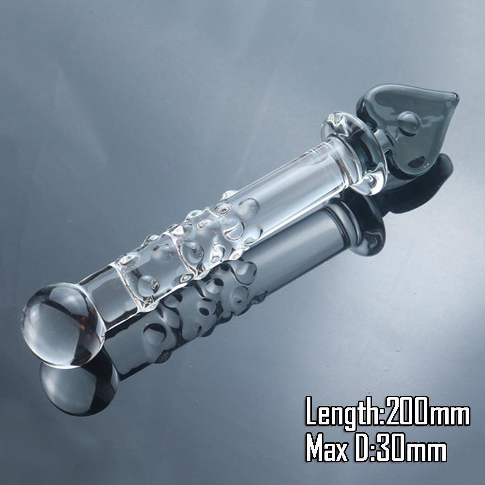 Round-Headed Glass Dildo - LUSTLOVER