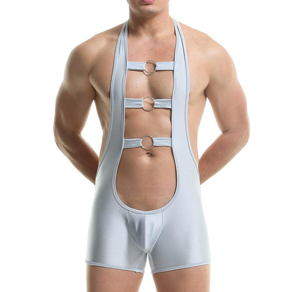 Sexy Men's Halter Bodysuits - LUSTLOVER