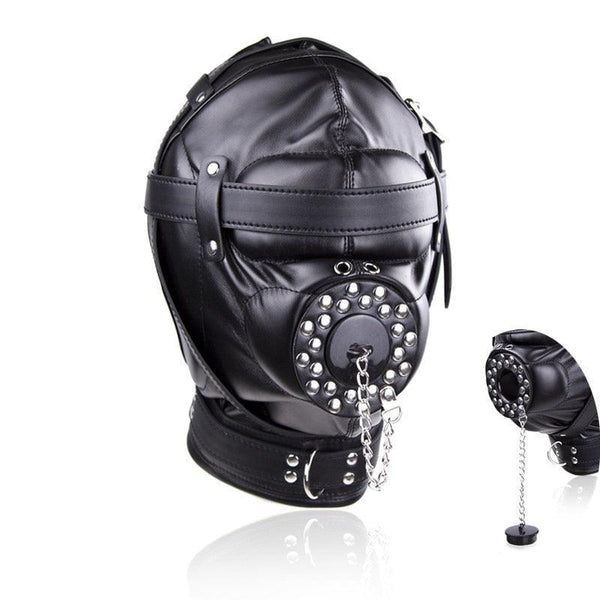 Slave Leather Femdom Hood - LUSTLOVER