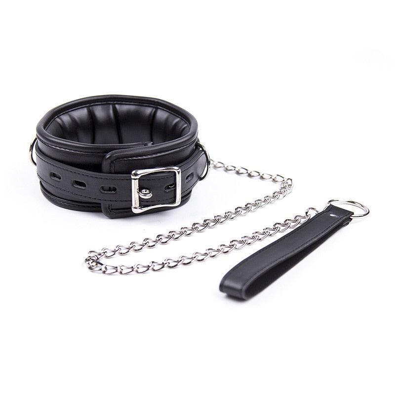 Sponge Collars With Leash - LUSTLOVER