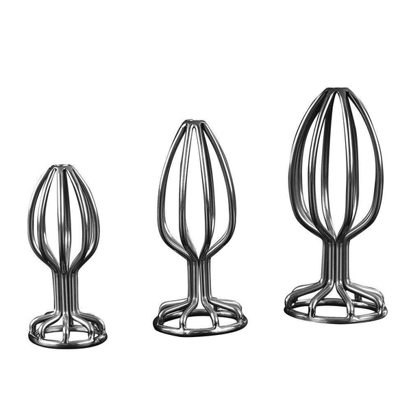 Stainless Steel Hollow Butt Plug Speculum - LUSTLOVER