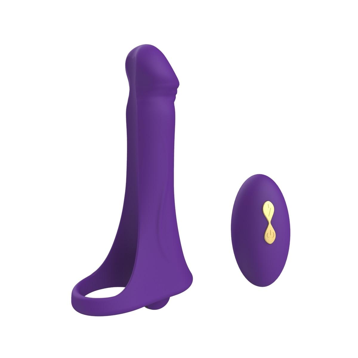 Wireless Double Penetration Remote Control Strap on - LUSTLOVER